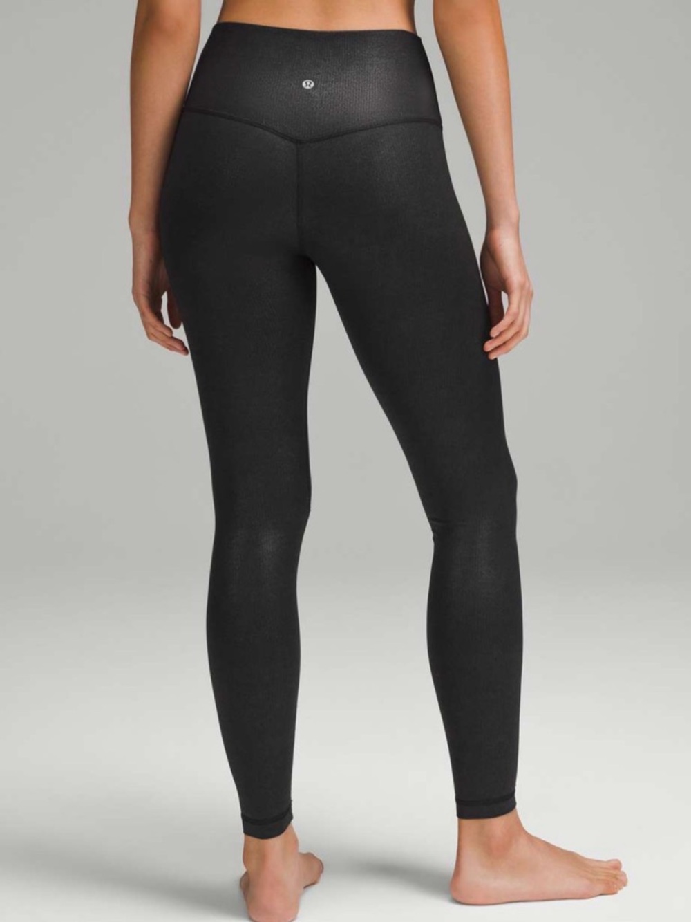 BNWT! Lululemon Align HR Rib *Shine 28” - black